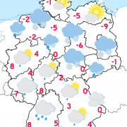 Deutschland-Wetter: ab Dienstagabend, 05.01.2016