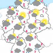 Deutschland-Wetter: ab Freitagabend, 08.01.2016