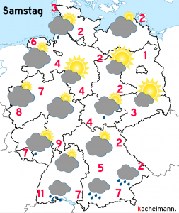 Deutschland-Wetter: ab Freitagabend, 08.01.2016