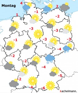 Deutschland-Wetter ab Sonntagabend, 17.01.2016