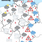 Deutschland-Wetter ab Freitagabend, 22.01.2016