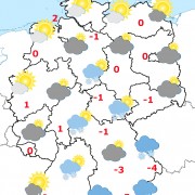 Deutschland-Wetter ab Samstagabend, 16.01.2016