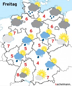 Deutschland-Wetter: ab Donnerstagabend, 11.02.2016