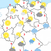 Deutschland-Wetter ab Montagabend, 15.02.2016