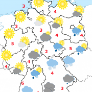 Deutschland-Wetter ab Dienstagabend, 16.02.2016