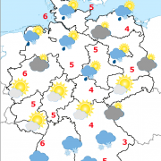 Deutschland-Wetter ab Mittwochabend, 24.02.2016