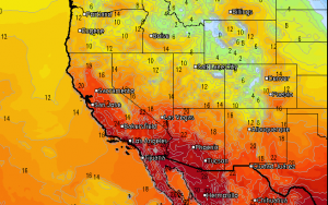 Rekordwärme in und um Kalifornien – Sommertemperaturen im Februar