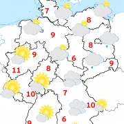 Deutschland-Wetter: ab Mittwochabend, 09.03.2016