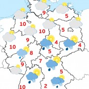 Deutschland-Wetter: ab Montagabend, 14.03.2016