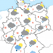 Deutschland-Wetter ab Dienstagabend, 22.03.2016