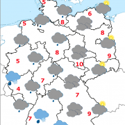 Deutschland-Wetter ab Freitagabend, 04.03.2016