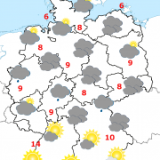 Deutschland-Wetter ab Freitagabend, 18.03.2016