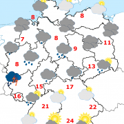 Deutschland-Wetter: ab Mittwochabend, 30.03.2016