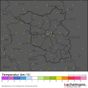 Große Temperaturunterschiede in Brandenburg