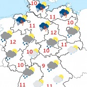 Deutschland-Wetter ab Mittwochabend, 27.04.2016