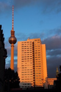 Sonnenschein und Wind heute Mittag in Berlin/Brandenburg