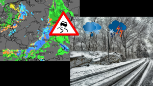 +++ Live-Wetter-Ticker zum Tief UTA (Teil 1): Schnee, Graupel und Gewitter +++
