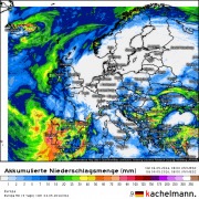 Regengebiete machen weiten Bogen um Mitteleuropa