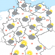 Deutschland-Wetter ab Donnerstagabend, 19.05.2016