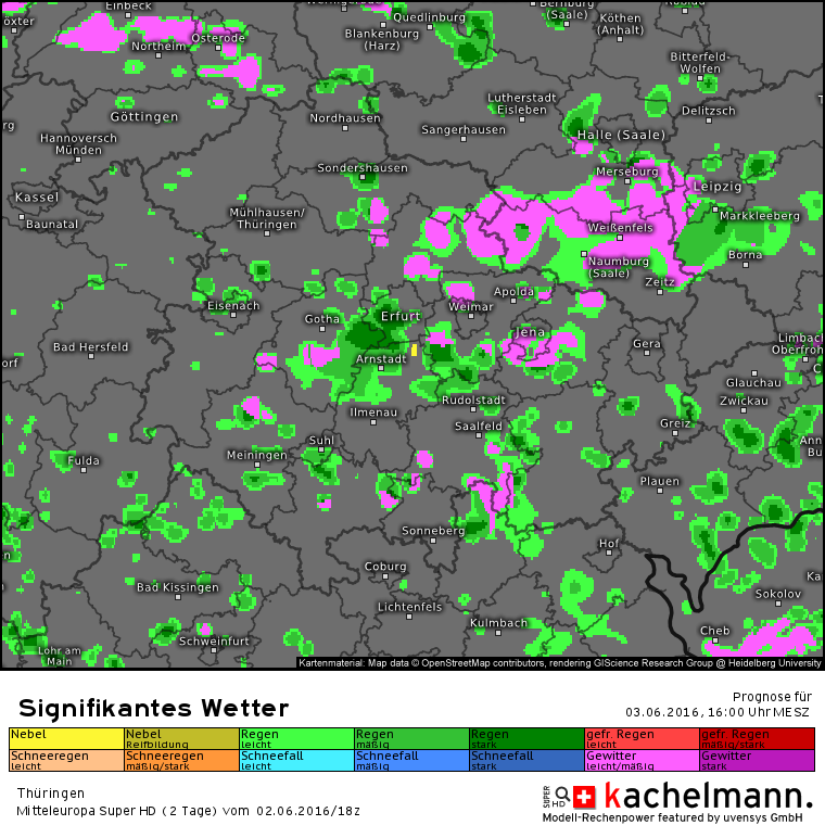 Heute erneut Gewittergefahr in Thüringen - Wetterkanal vom ...