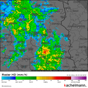 Am Vormittag Schauer und vereinzelt Gewitter