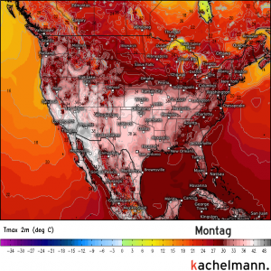 Extreme Hitze mit bis zu 50 Grad im Südwesten der USA möglich