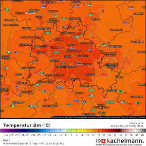 Stadtklima: Wärmeinsel-Effekt in unserem SuperHD-Modell!