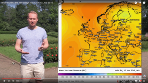 Video: Wetter für die Woche vom 6. bis 10. Juni 2016