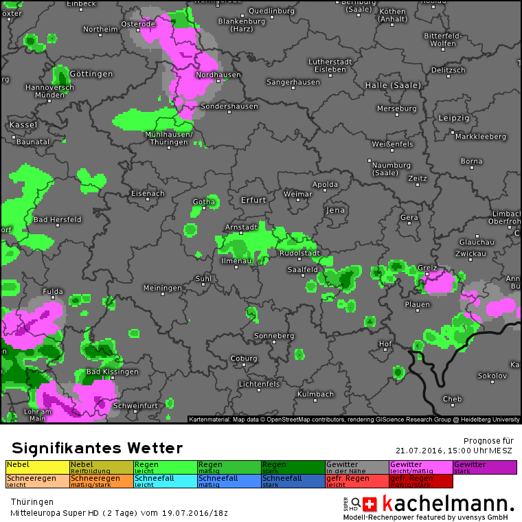 Wann drohen Unwetter in Thüringen?
