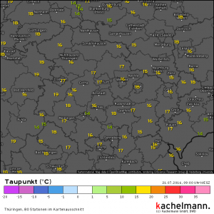 Sehr schwül heute in Thüringen