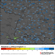 Hohe Luftfeuchtigkeit in der Regenbogenwelt