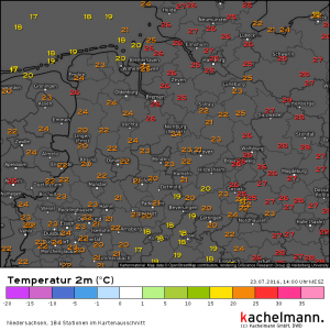 Sommerlich warm, aber knapp