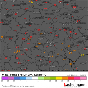 Bis zu 27 Grad heute in Thüringen