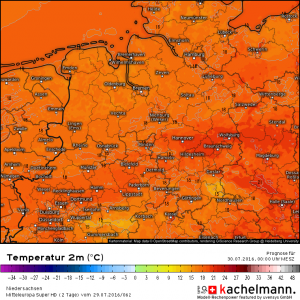 Milde Nacht in der Region erwartet