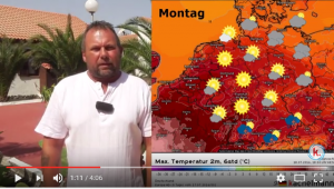 Wochenwetter 18. bis 22.7.2016 — Hitze kommt nach Deutschland!