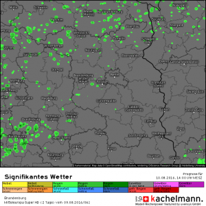 Auch morgen in Berlin nur vereinzelt Schauer