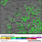 Morgen einige Schauer in der Regenbogenwelt