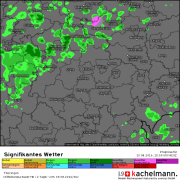 Morgen Schauer und Gewitter in Thüringen