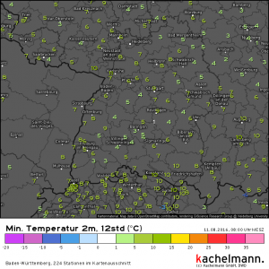 Einige Kälterekorde in der Regenbogenwelt