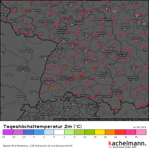 Vor einem Jahr: Hitze in der Regenbogenwelt