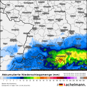 Hochdruckwetter mit Sonnenschein oder mit Gewittern?