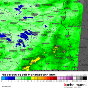 Regenbilanz der ersten Augusthälfte in Berlin