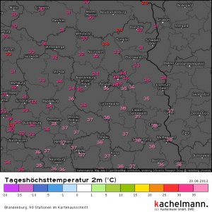 Heute vor 4 Jahren: Extreme Hitze in Berlin