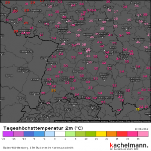 Heute vor 4 Jahren: Extreme Hitze in der Regenbogenwelt