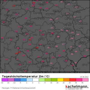 Heute vor 4 Jahren: Extreme Hitze in Thüringen