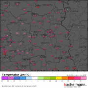 Bis zu 34 Grad aktuell in Berlin