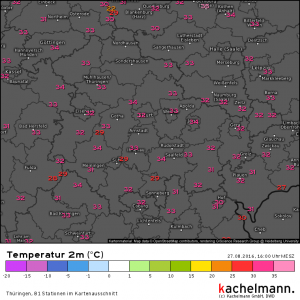 Wieder heiß in Thüringen