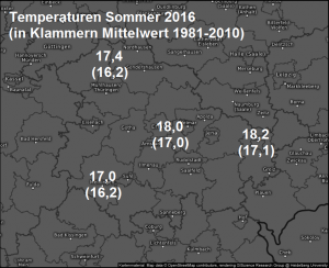 Durchschnittlicher Sommer in Thüringen
