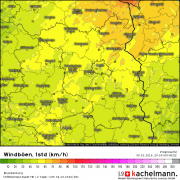 Viel Wind am heutigen Abend in Berlin