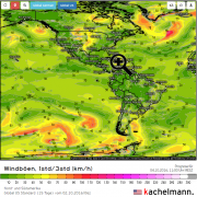 Wetterkarten weltweit auf kachelmannwetter.com – Anleitung Navigation